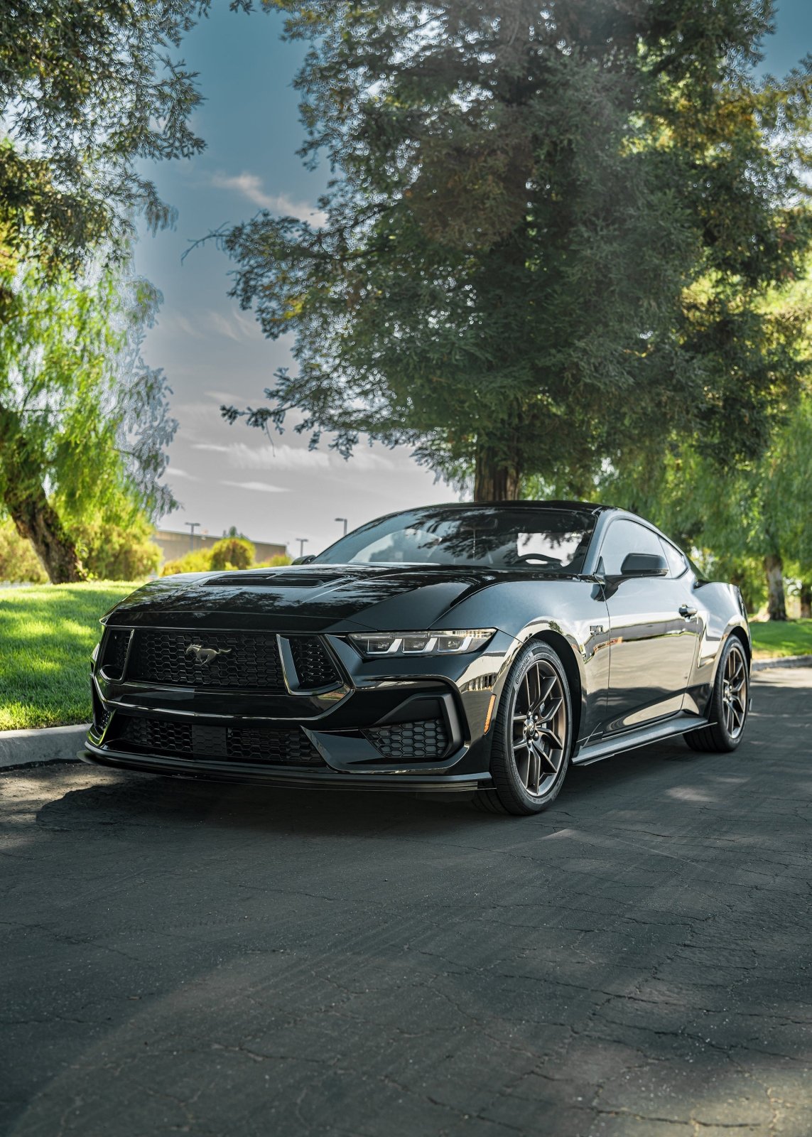 Ford Mustang (2024+) Ecoboost/GT Front Splitter - THE GOAT - JSI Racing 