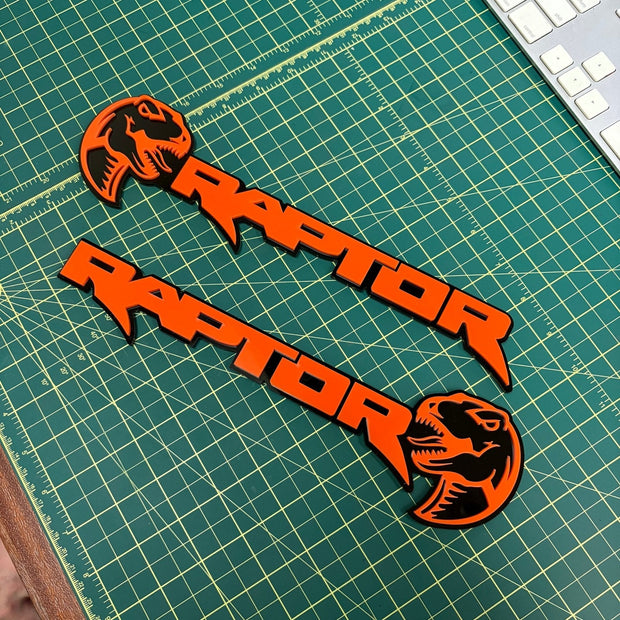 FSPE Ford Raptor Door Emblems (F-150, Ranger, Bronco – Pair)