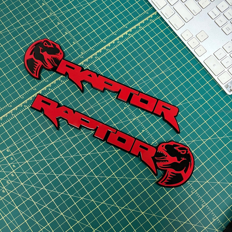 FSPE Ford Raptor Door Emblems (F-150, Ranger, Bronco – Pair)