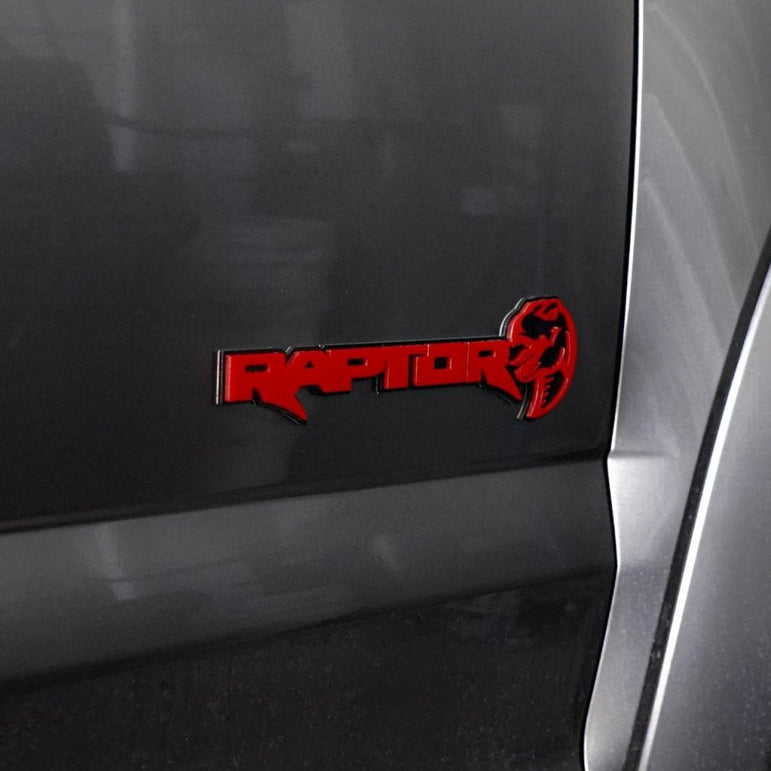 FSPE Ford Raptor Door Emblems (F-150, Ranger, Bronco – Pair) - JSI Racing 