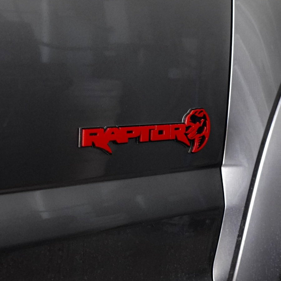FSPE Ford Raptor Door Emblems (F-150, Ranger, Bronco – Pair) - JSI Racing 