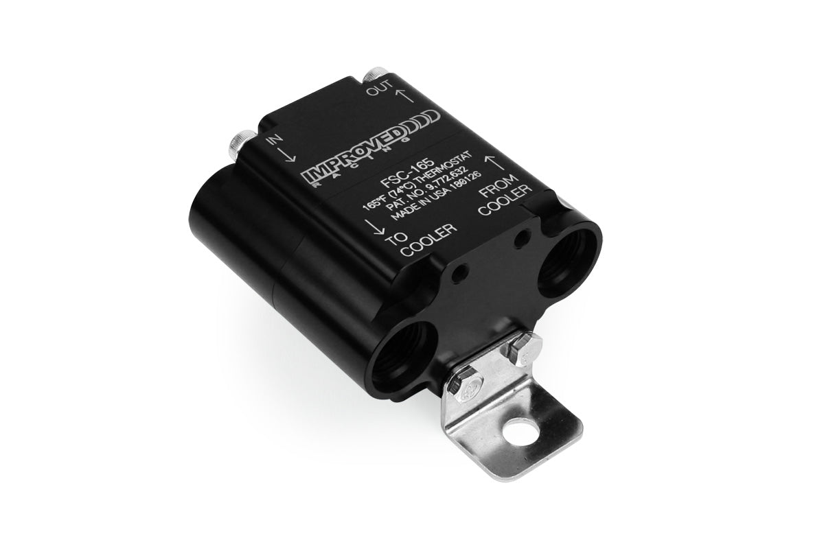 Improved Racing Compact High-Flow Engine & Transmission Oil Cooler Thermostat, 185°F