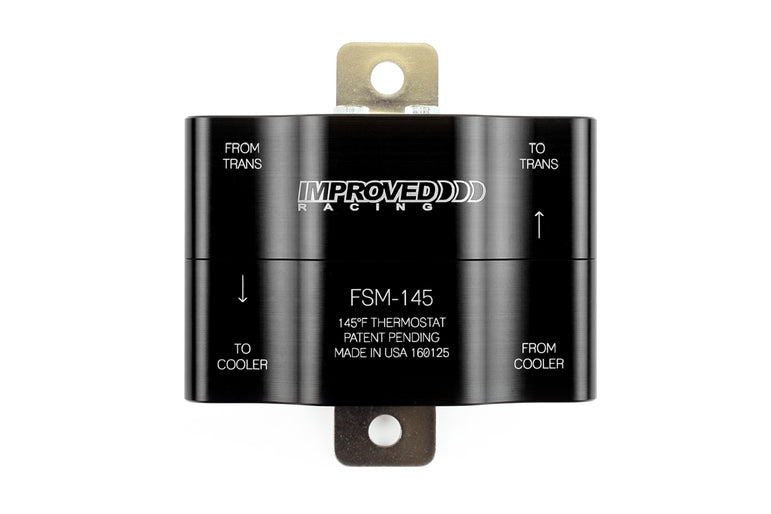 Improved Racing High-Flow Inline Oil Cooler Thermostat, 145°F