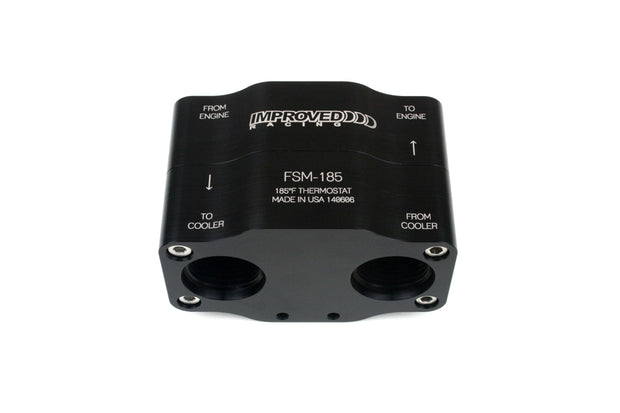 Improved Racing High-Flow Engine Oil Cooler Thermostat, 185°F