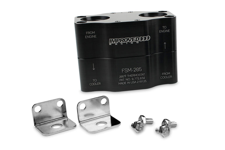 Improved Racing High-Flow Engine Oil Cooler Thermostat, 205°F
