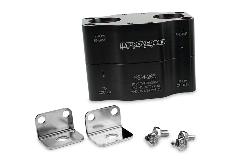 Improved Racing High-Flow Engine Oil Cooler Thermostat, 205°F