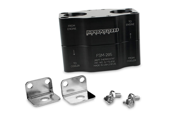 Improved Racing High-Flow Engine Oil Cooler Thermostat, 205°F