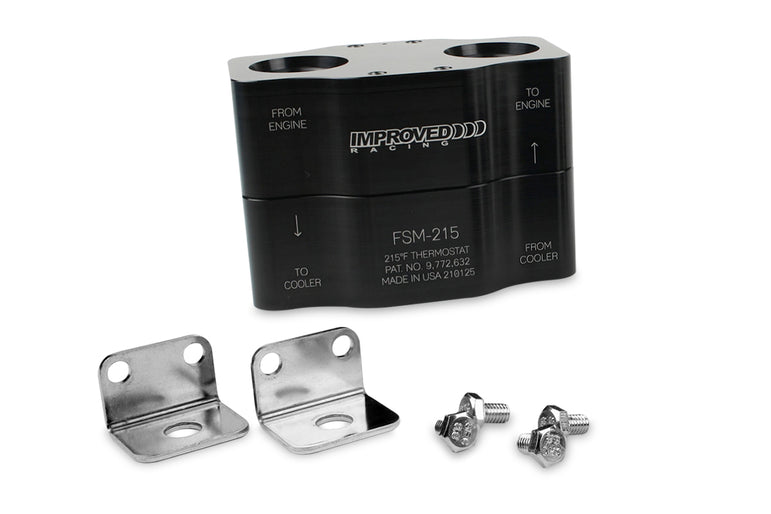 Improved Racing High-Flow Engine Oil Cooler Thermostat, 215°F