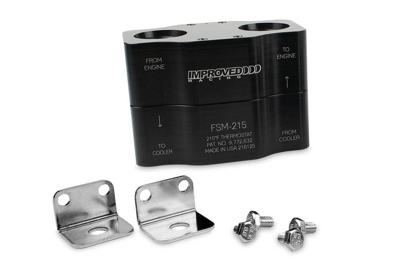 Improved Racing High-Flow Engine Oil Cooler Thermostat, 215°F