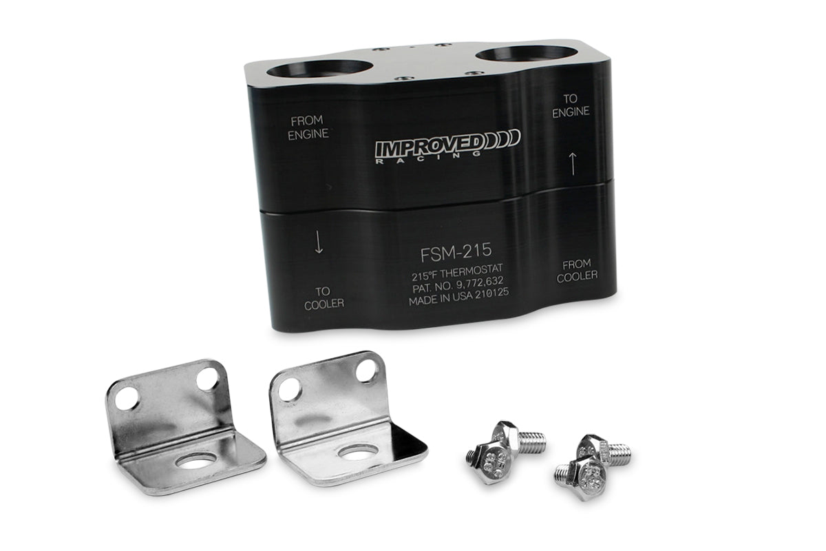 Improved Racing High-Flow Engine Oil Cooler Thermostat, 215°F