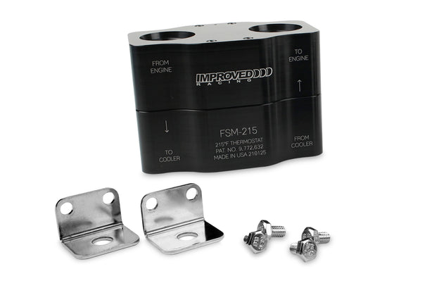 Improved Racing High-Flow Engine Oil Cooler Thermostat, 215°F