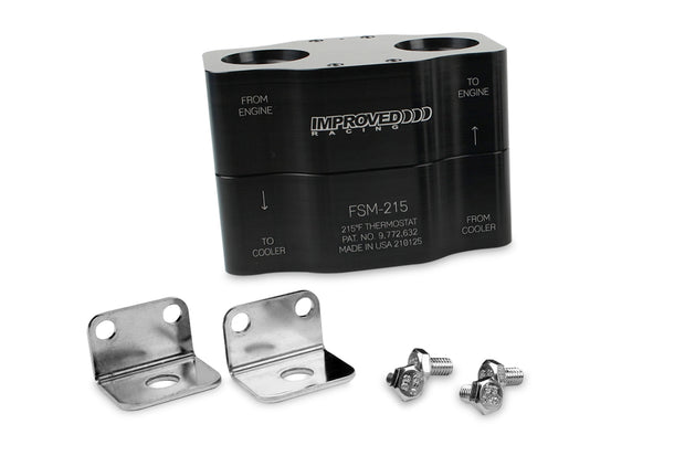 Improved Racing High-Flow Engine Oil Cooler Thermostat, 215°F