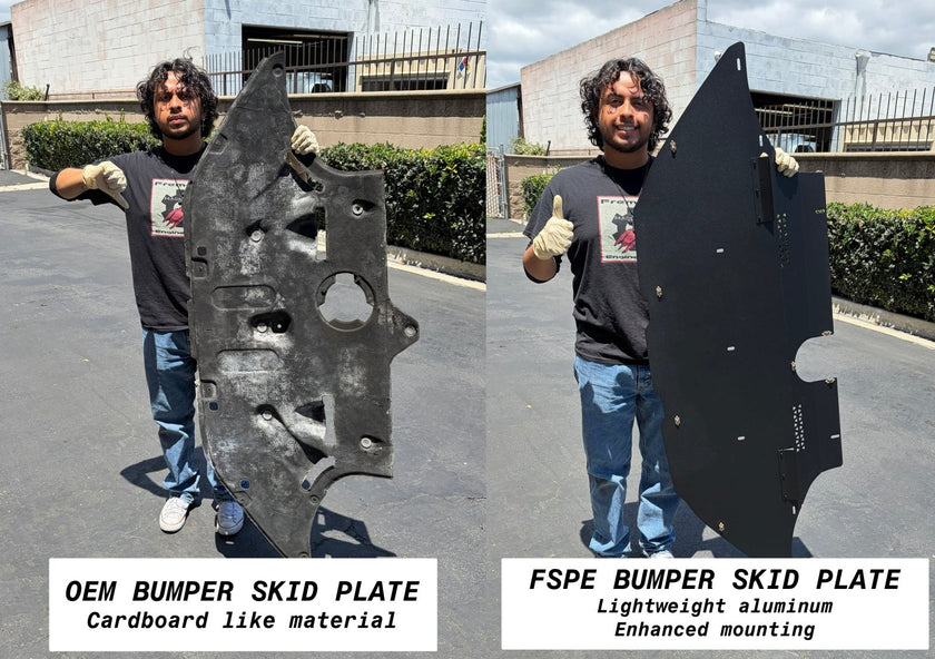 FSPE Genesis G70 (2018-2026) Aluminum Front Bumper Skid Plate - JSI Racing