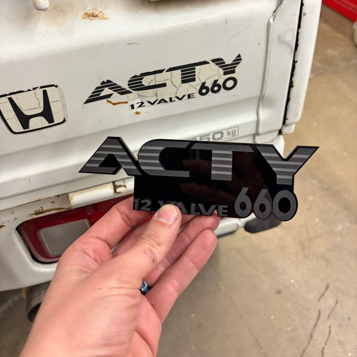 FSPE Tailgate / Rear Emblems – Honda Acty HA/HH (1988–1999) - JSI Racing 