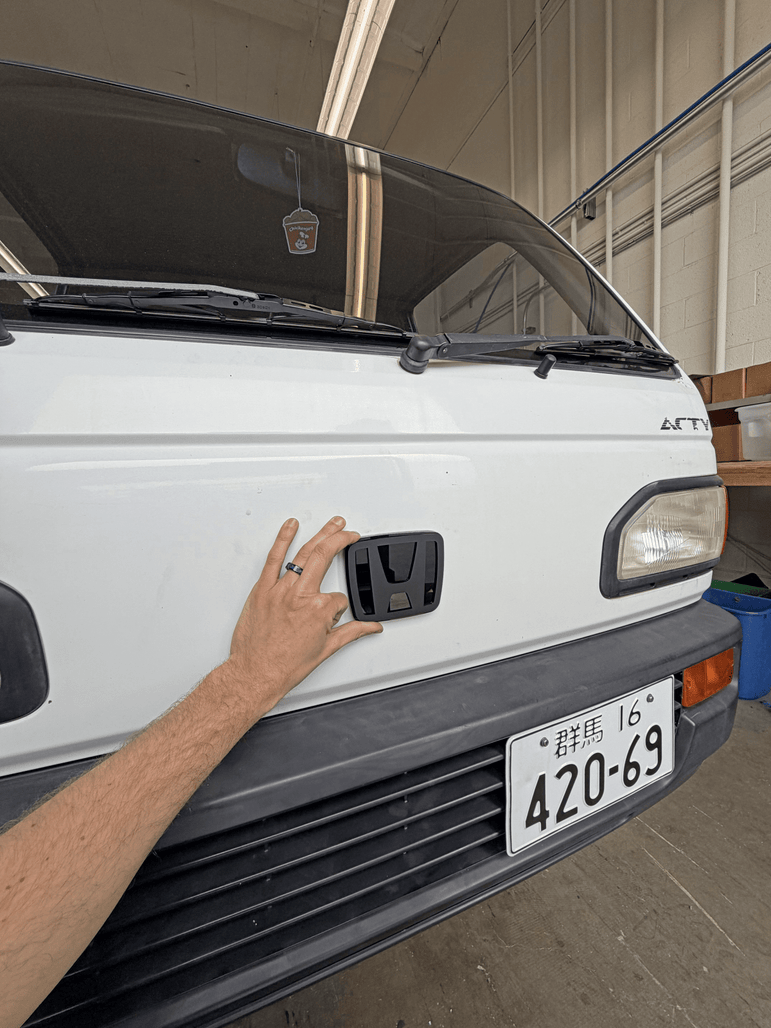 FSPE Front “H” Emblem Replacement – Honda Acty HA3/HA4 (1990–1999) - JSI Racing 