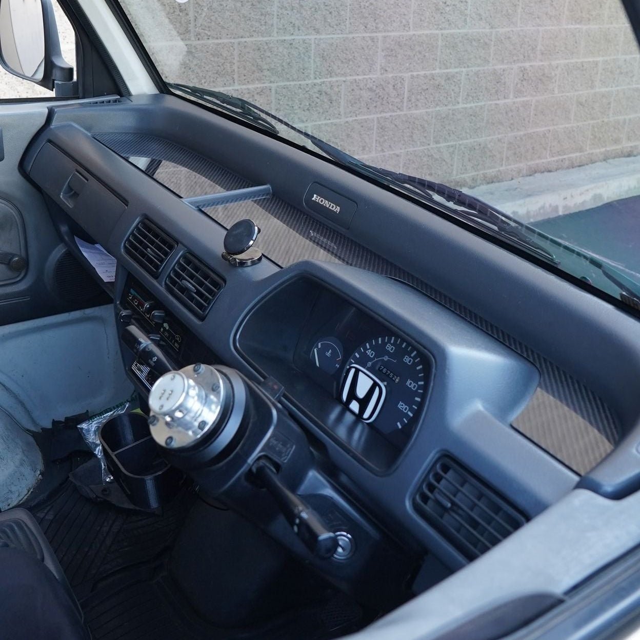 Honda Acty HA3 / HA4 (1990-1999) - Carbon Fiber Dashboard Covers