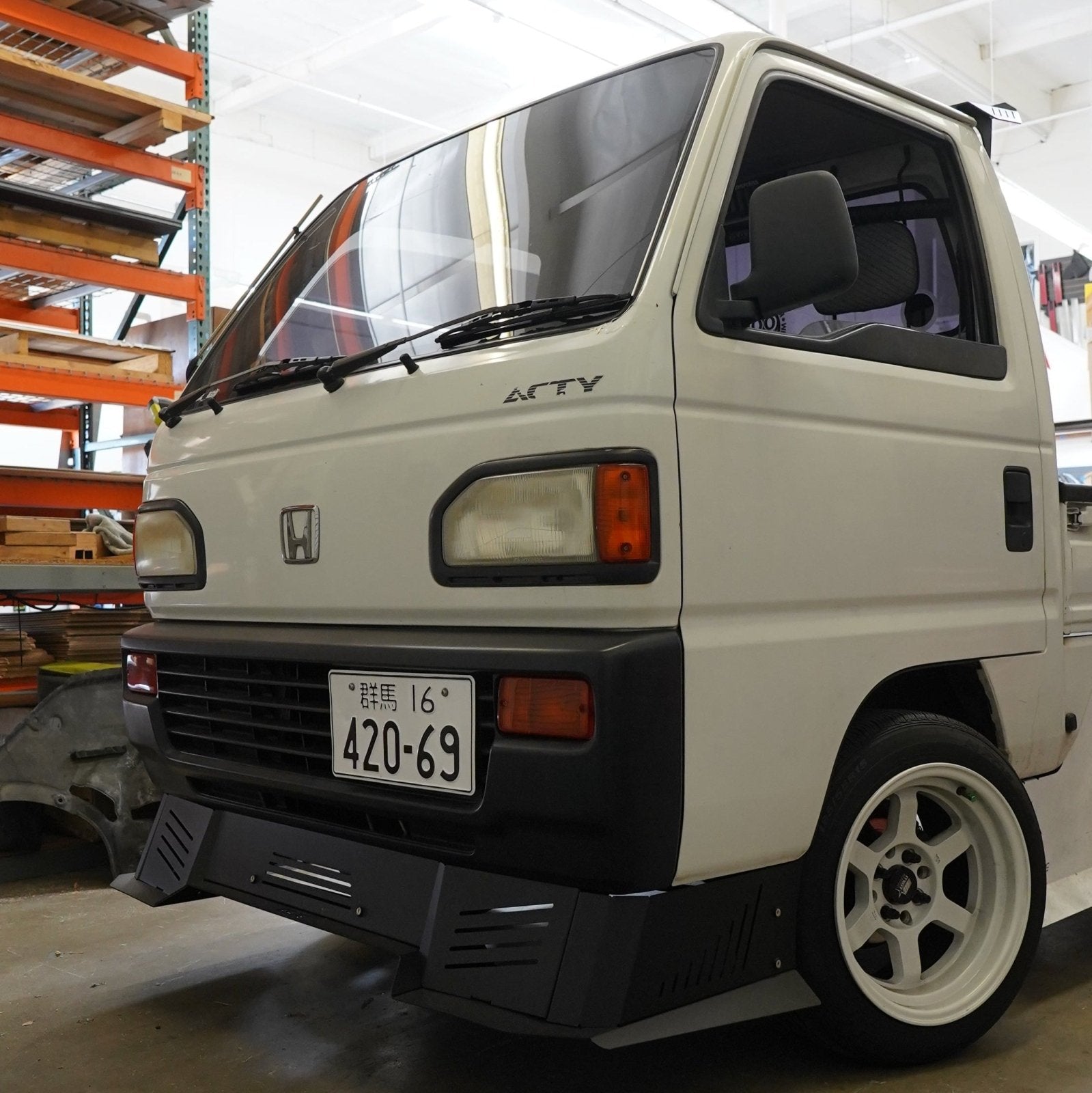 FSPE Chassis Mounted Front Lip & Splitter – Honda Acty HA3/HA4 (1990–1999)