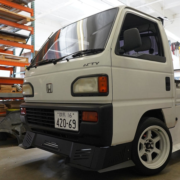 FSPE Chassis Mounted Front Lip & Splitter – Honda Acty HA3/HA4 (1990–1999)