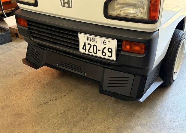 FSPE Chassis Mounted Front Lip & Splitter – Honda Acty HA3/HA4 (1990–1999) - JSI Racing 