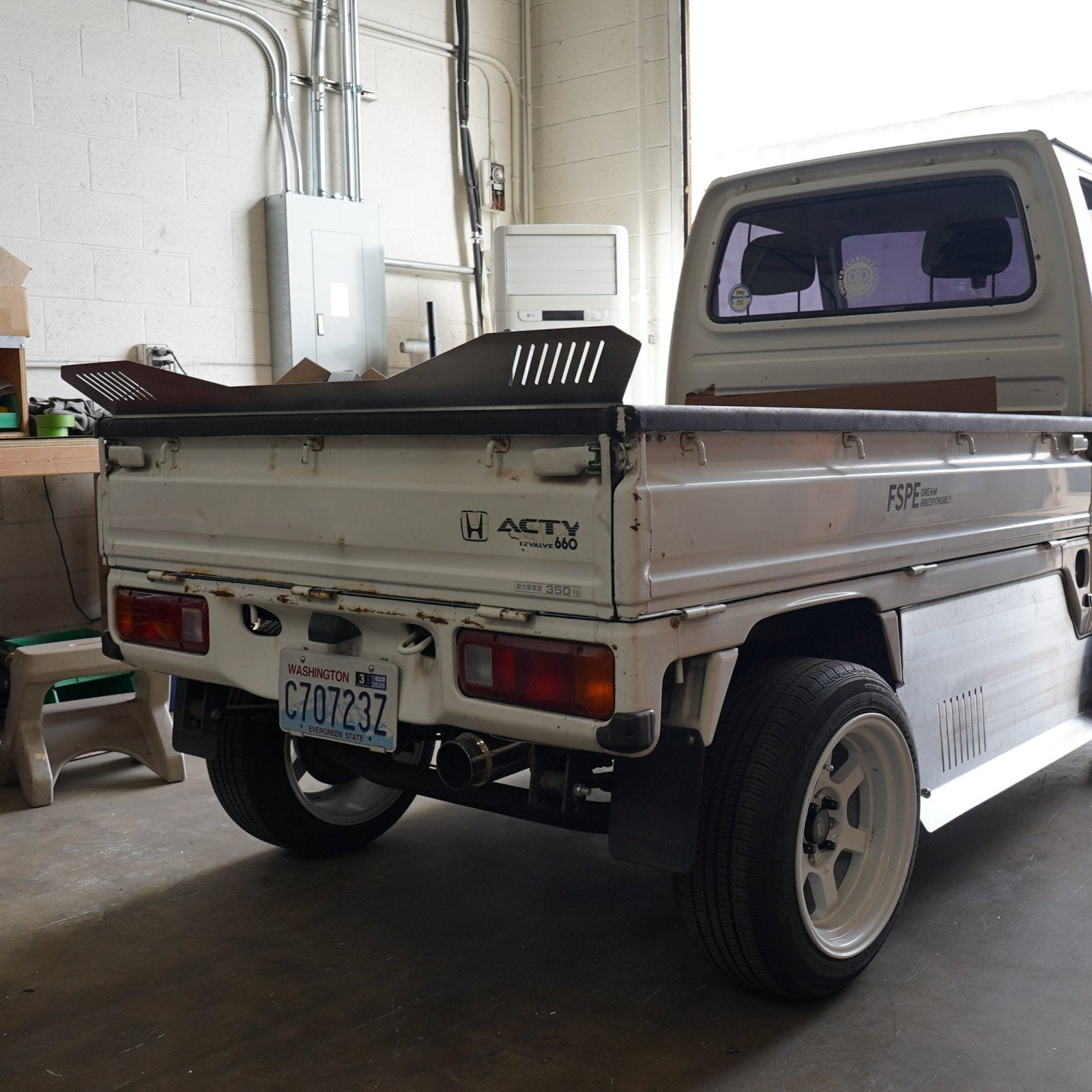 FSPE Rear Tailgate Spoiler – Honda Acty HA3/HA4 (1990–1999) - JSI Racing 