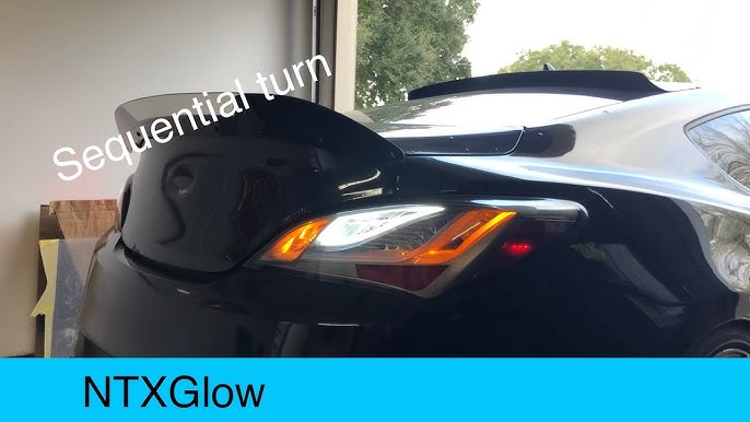 NTXGlow Sequential Turn Eagle Eye Tail Lights (2010-2016 Hyundai Genesis Coupe) - JSI Racing 