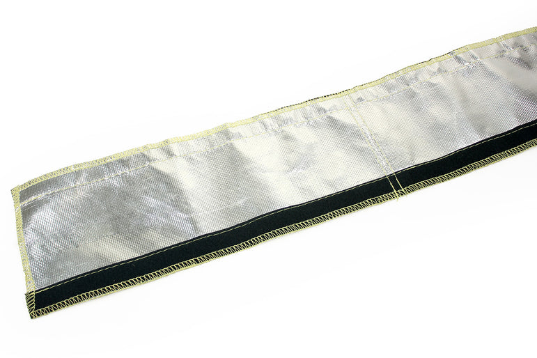 RaceFlux Stitched Aluminized Kevlar Velcro Hose Sleeve