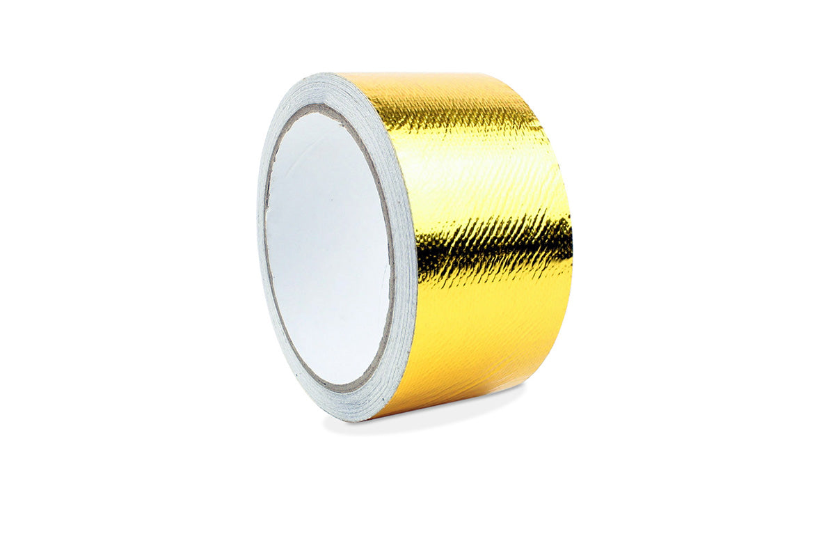 RaceFlux Gold Foil Aluminum Fiberglass Heat Reflective Tape, 2
