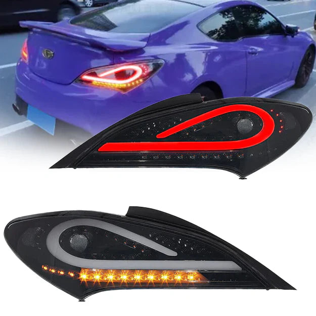 NTXGLOW RGB tail lights (09 - 16 Hyundai genesis coupe bk1) - JSI Racing 