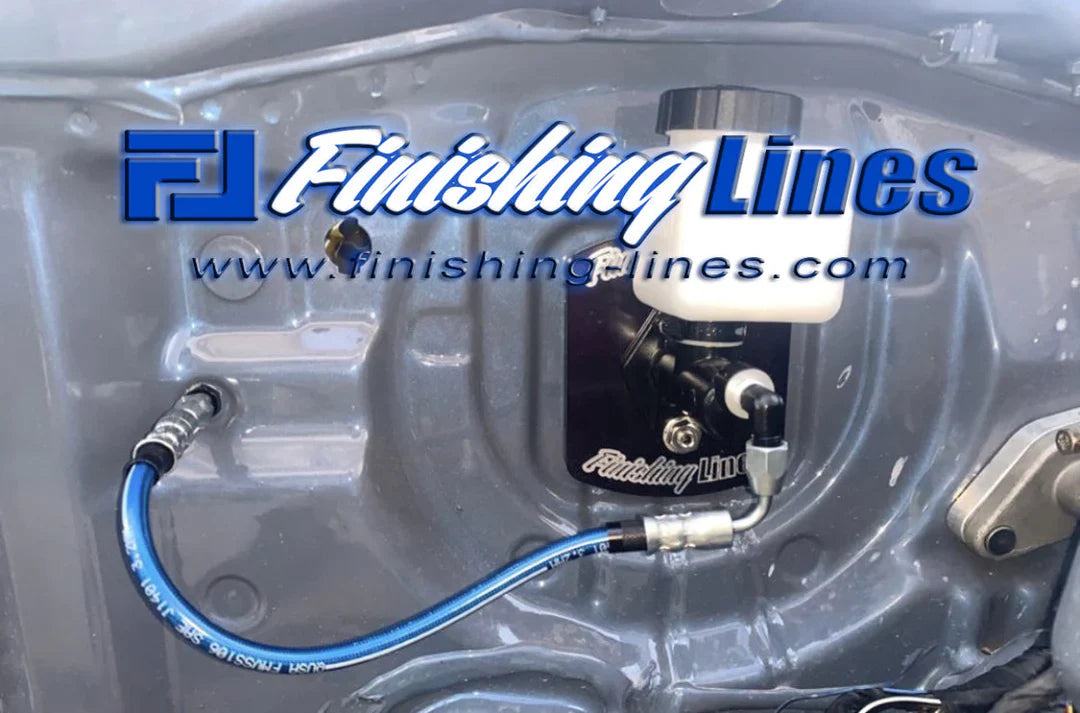 Finishing Lines EK Full Tuck Brake Line Kit – Booster Delete (Single Outlet Master Cylinder) - JSI Racing 