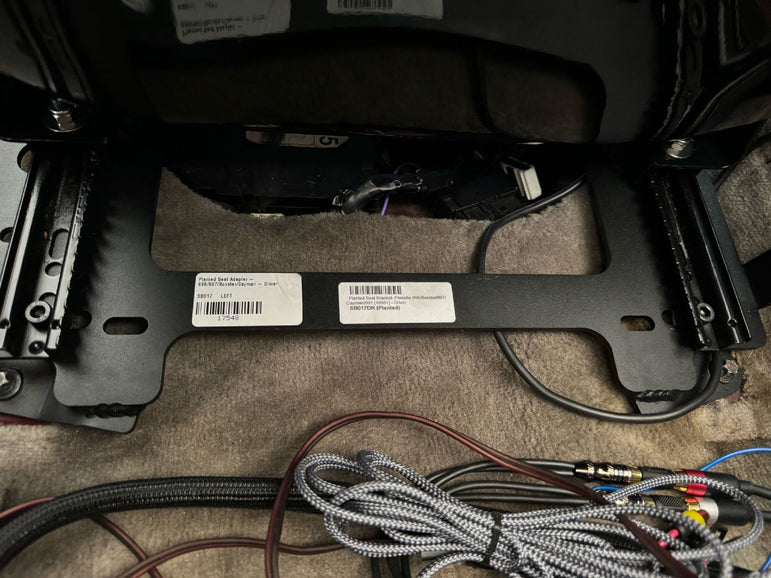 Planted Seat Bracket- Porsche 996 / Boxster / 997 / Cayman / 991 (1998+) - Driver / Left Planted Technology