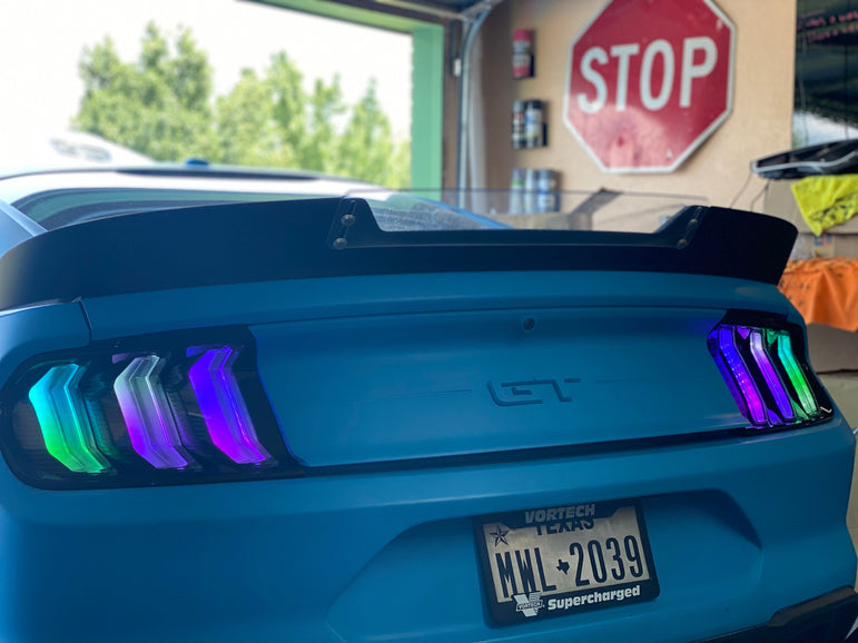 NTXGlow RGB Tail Lights (2015-2023 Ford Mustang) NTXGlow