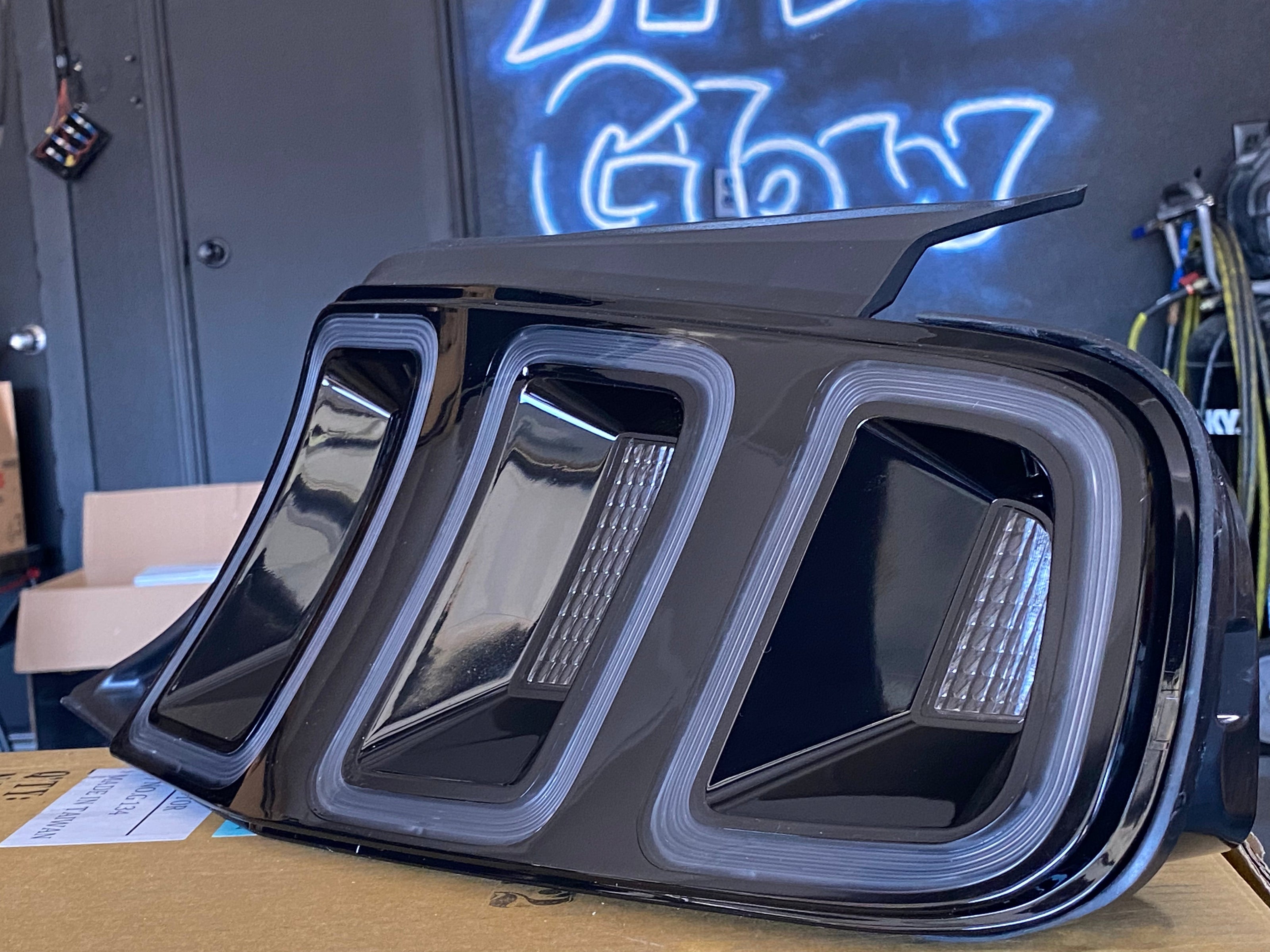 NTXGlow Custom Tail Lights (2010-2014 Ford Mustang Clear) - JSI Racing 
