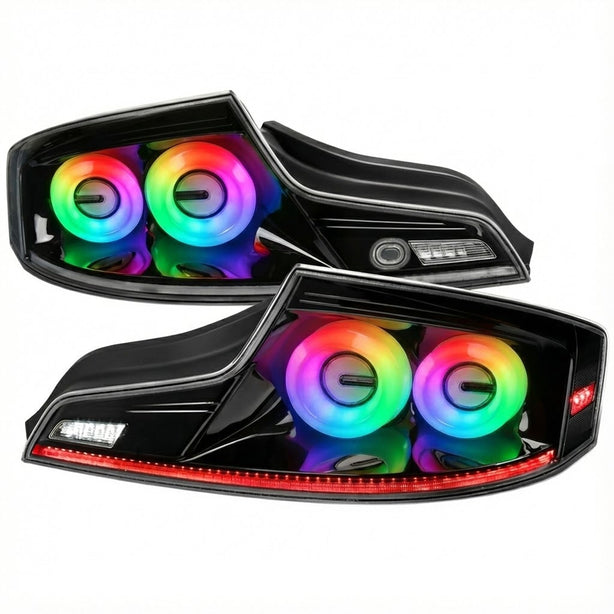 NTXGLOW RGB tail lights (2003 - 2007 Infiniti G35 Coupe) - JSI Racing 