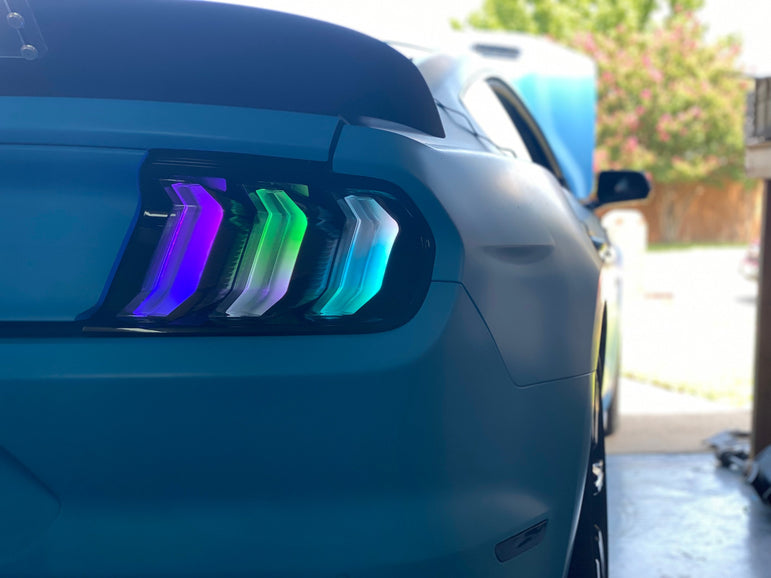 NTXGlow RGB Tail Lights (2015-2023 Ford Mustang) NTXGlow