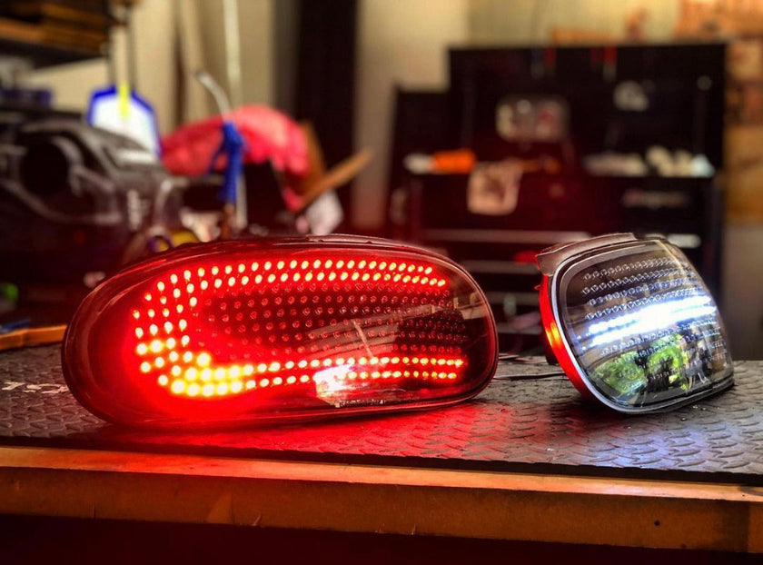 NTXGlow C Style Tail Lights (Na Miata) - JSI Racing 