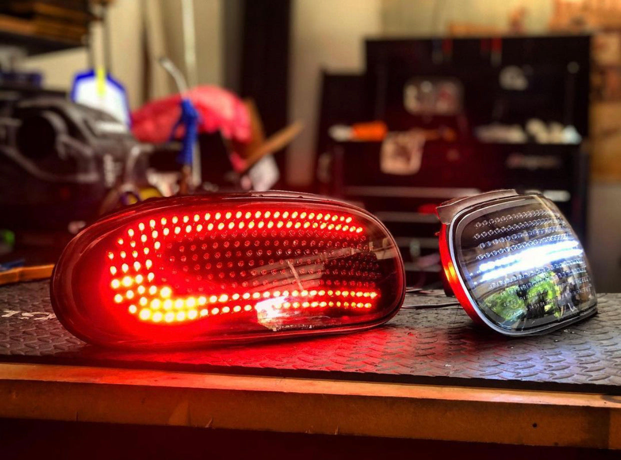 NTXGlow C Style Tail Lights (Na Miata) - JSI Racing 
