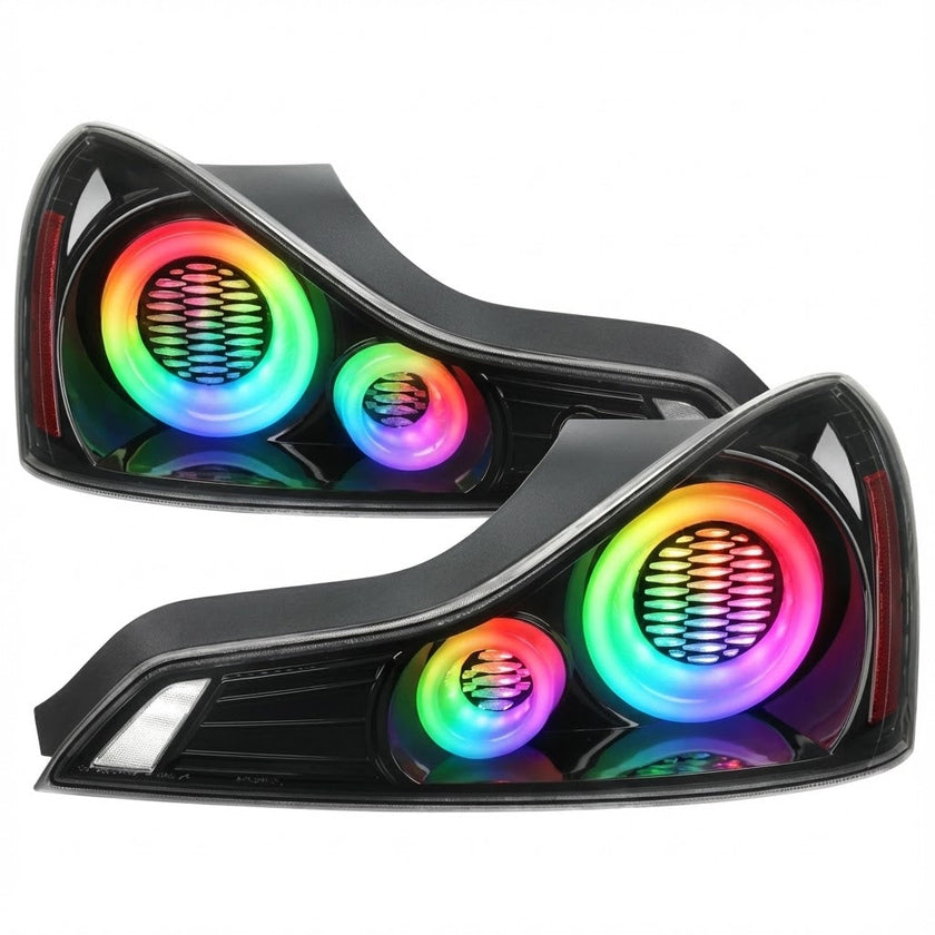 NTXGLOW RGB tail lights (2008 - 2013 Infiniti G37 / 2014-2015 Q60 Coupe/Convertible) - JSI Racing 
