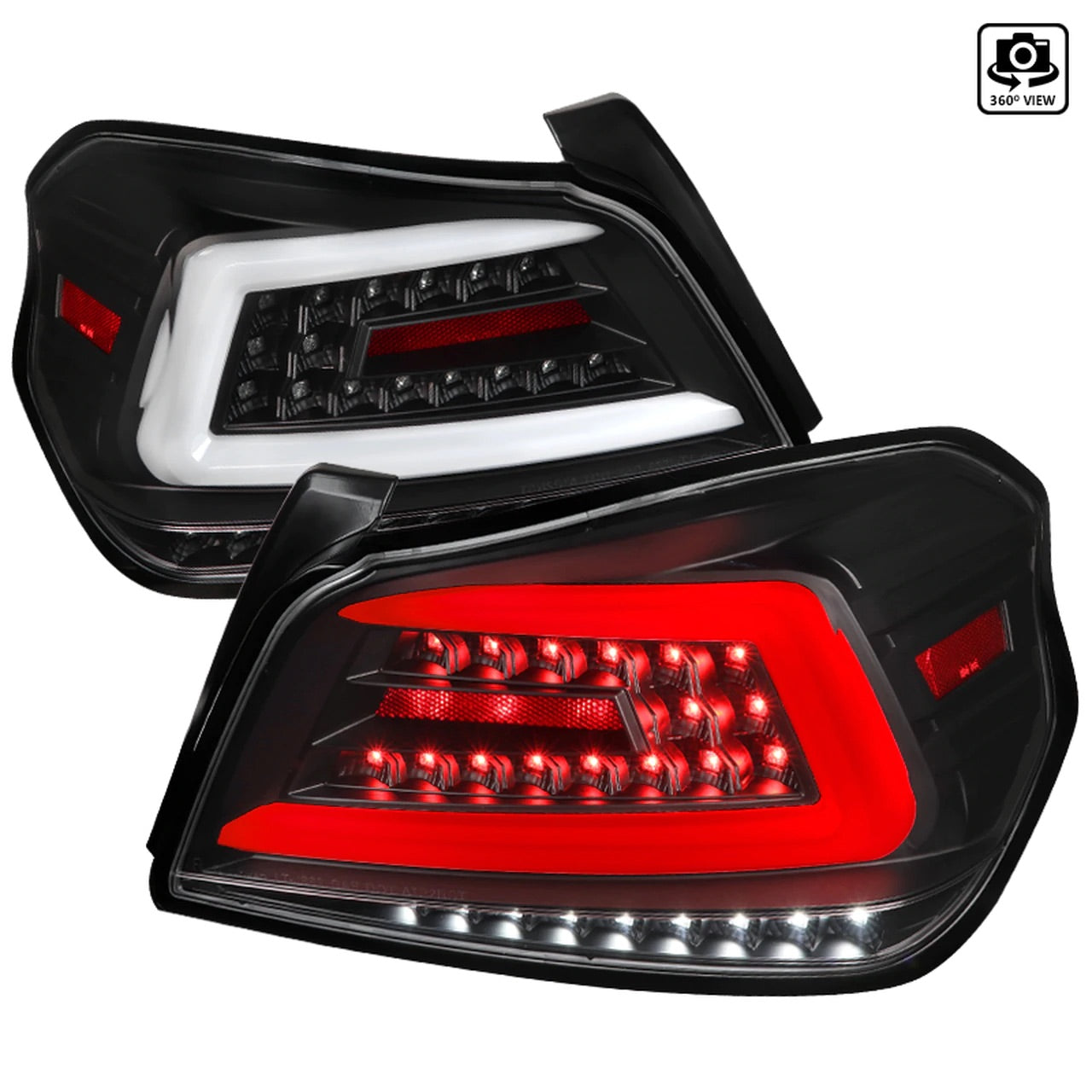 2015+ Subaru Wrx Sti Spec D Tail Lights Stock - JSI Racing 