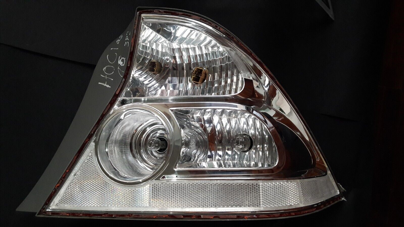 2004-2005 Honda Civic Coupe Clear Tail Light Lenses - JSI Racing 