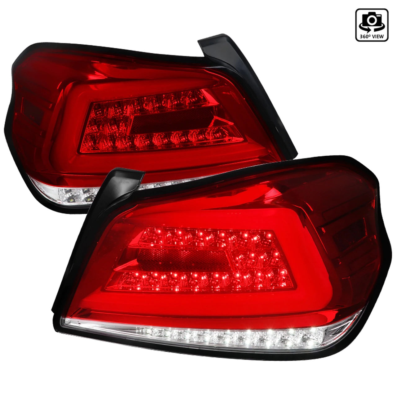 2015+ Subaru Wrx Sti Spec D Tail Lights Stock - JSI Racing 