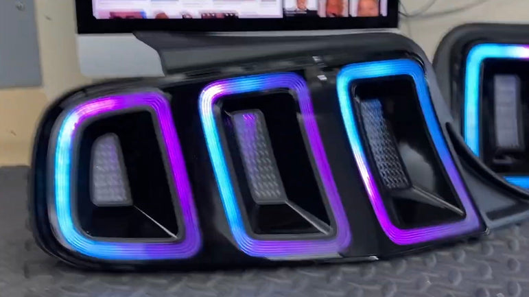 NTXGlow RGB Tail Lights (2010-2014 Ford Mustang) - JSI Racing 
