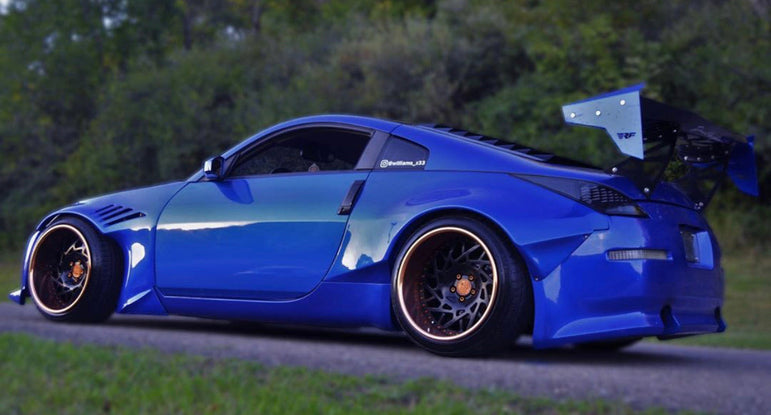 NTXGlow All Black Housing Tail Lights (Nissan 350Z) - JSI Racing 