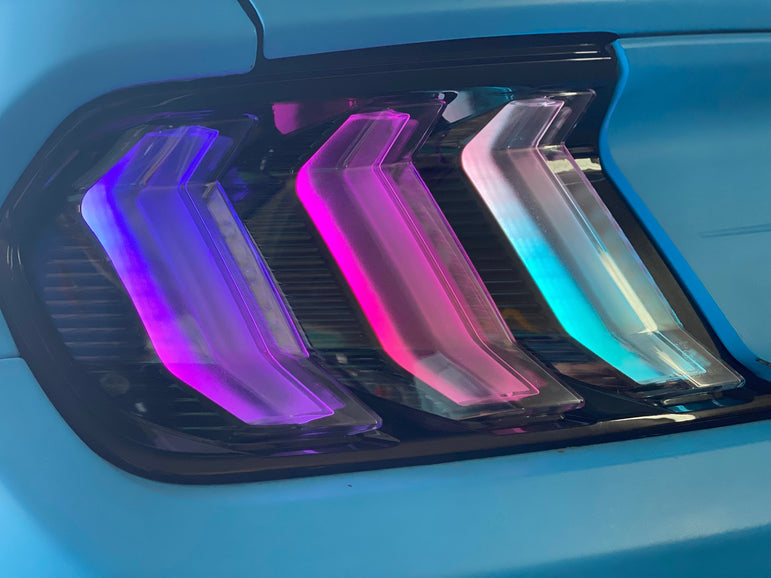 NTXGlow RGB Tail Lights (2015-2023 Ford Mustang) - JSI Racing 