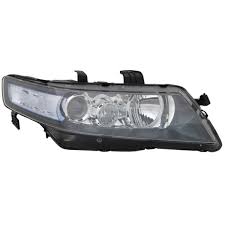 NTXGlow Black Housing Reflector Headlights (2004-2008 Acura TSX) - JSI Racing 