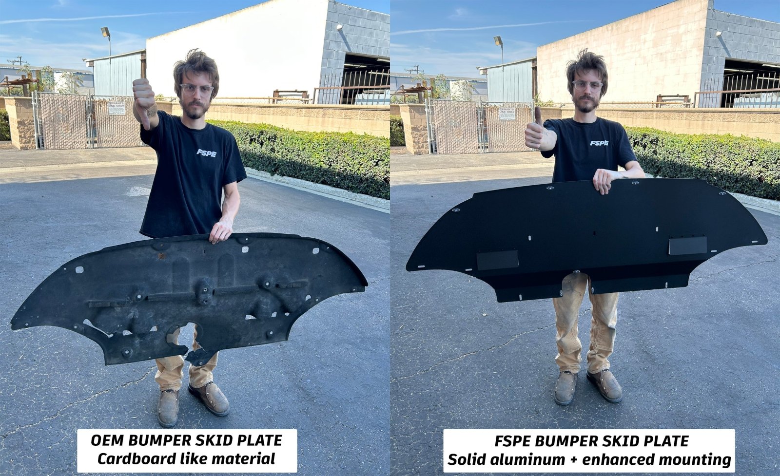 FSPE Kia Stinger Front Bumper Skid Plate (2018–2023) - JSI Racing 
