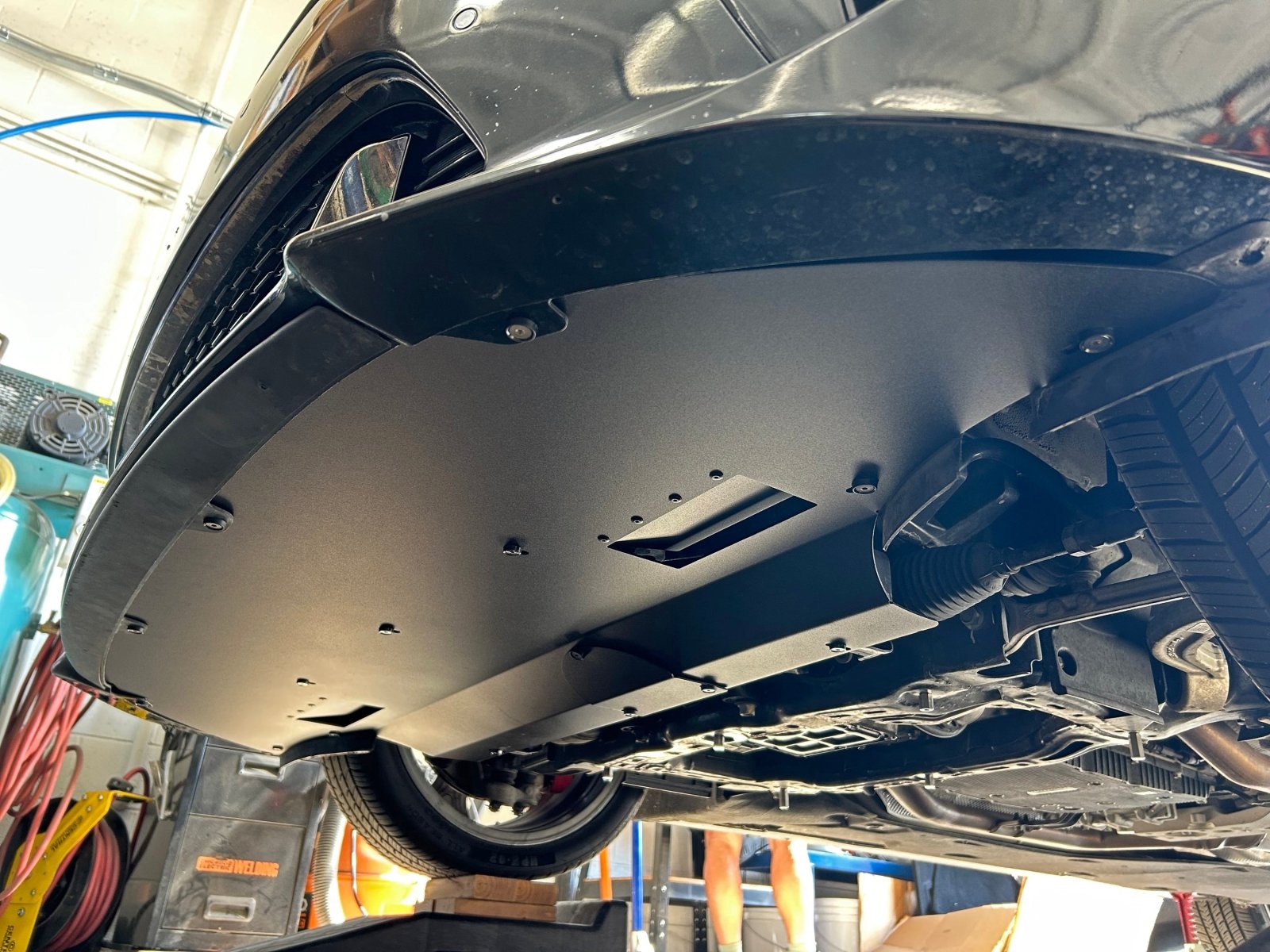 FSPE Kia Stinger Front Bumper Skid Plate (2018–2023) - JSI Racing 