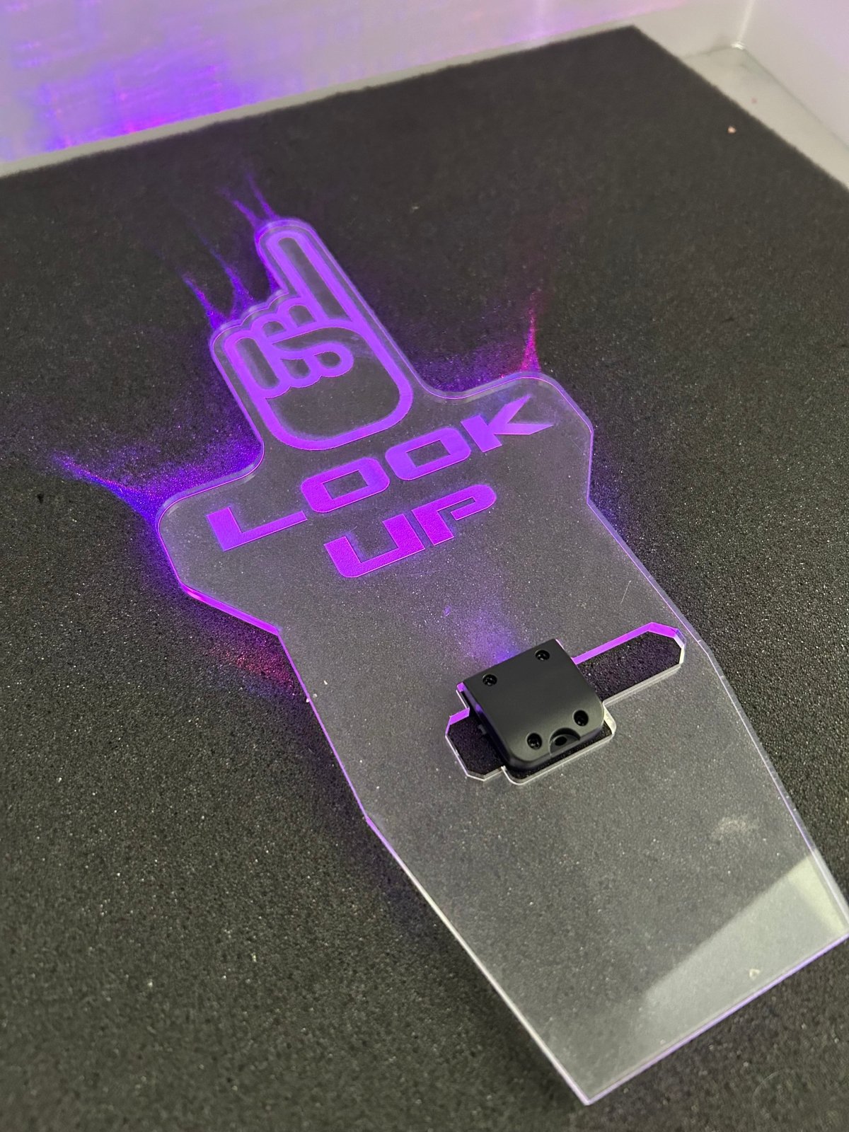 FSPE “Look Up” / “Look Back” LED Cup Holder Sign - JSI Racing 