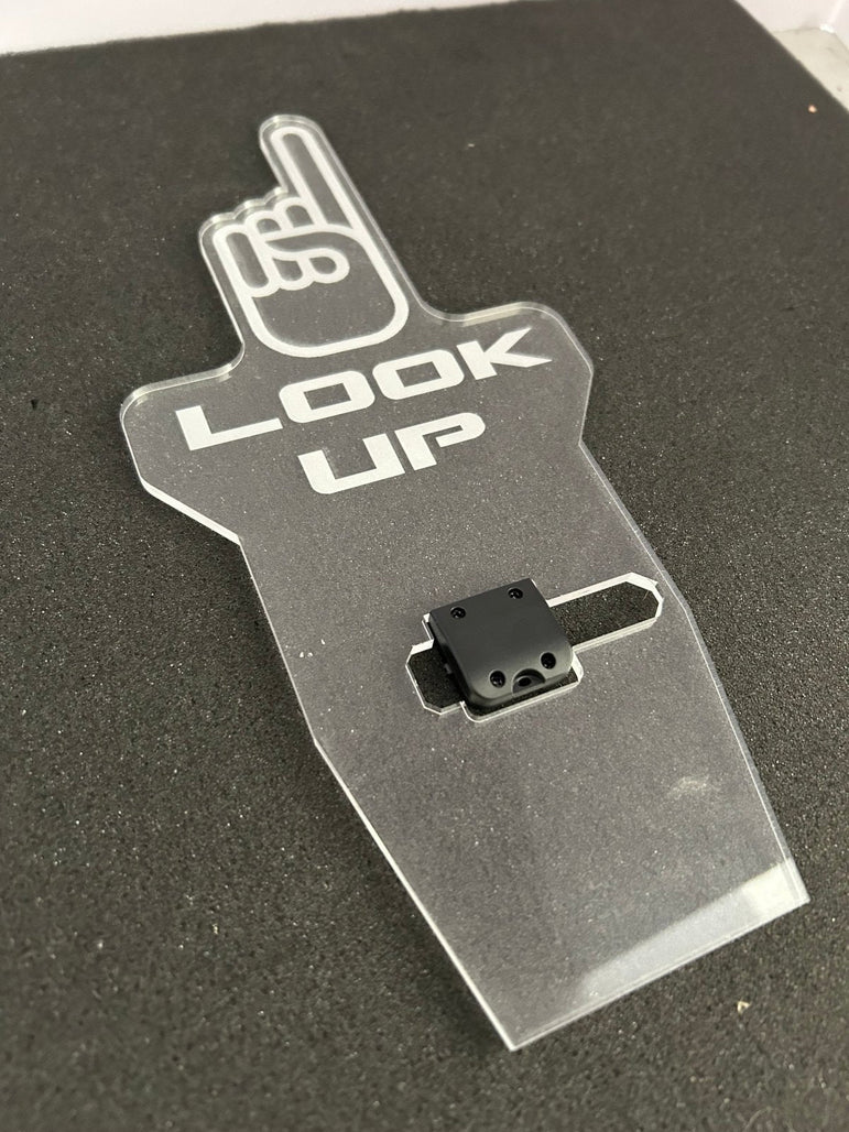 FSPE “Look Up” / “Look Back” LED Cup Holder Sign - JSI Racing 