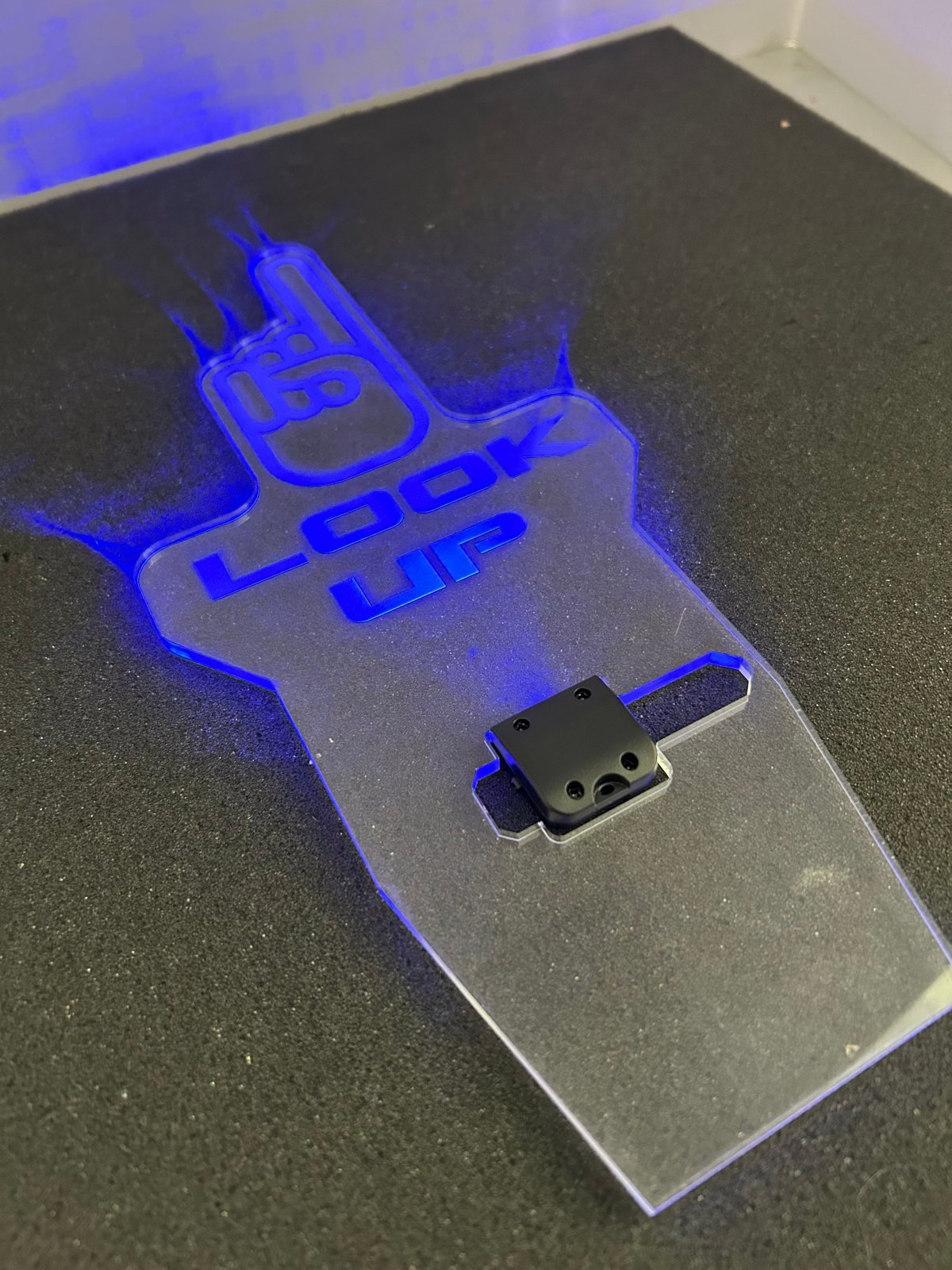 FSPE “Look Up” / “Look Back” LED Cup Holder Sign - JSI Racing 