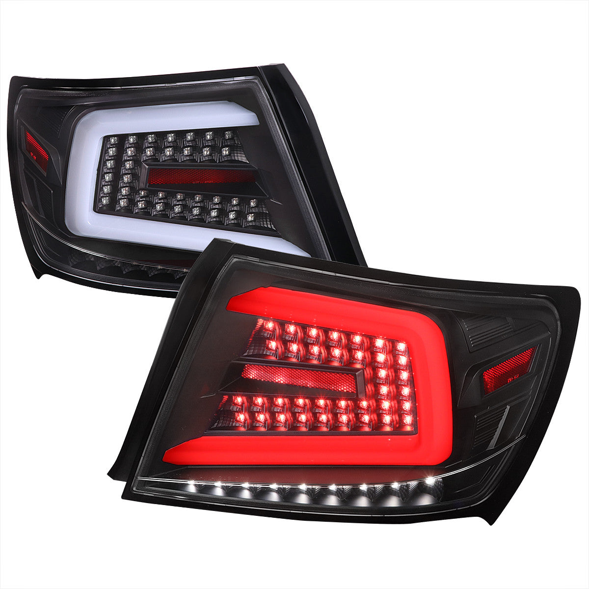 NTXGLOW RGB tail lights (2008 - 2014 Subaru Impreza WRX / STI) - JSI Racing 